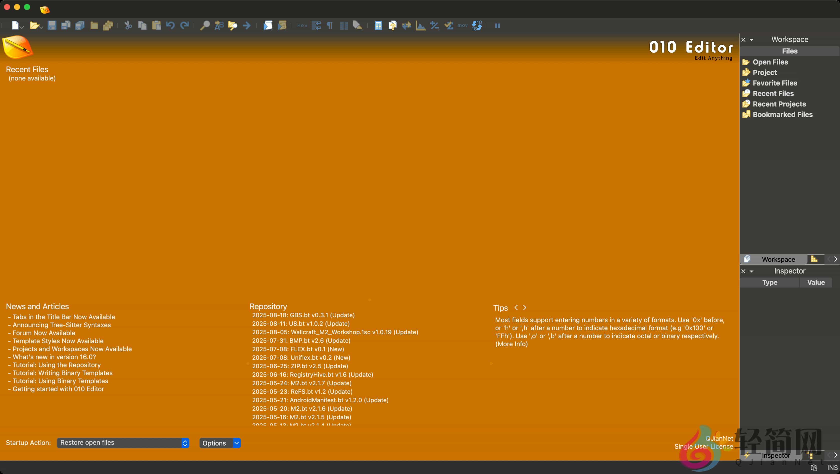 图片[1]-010 Editor 16.0.2 文本/十六进制编辑器-轻简网_QJianNet