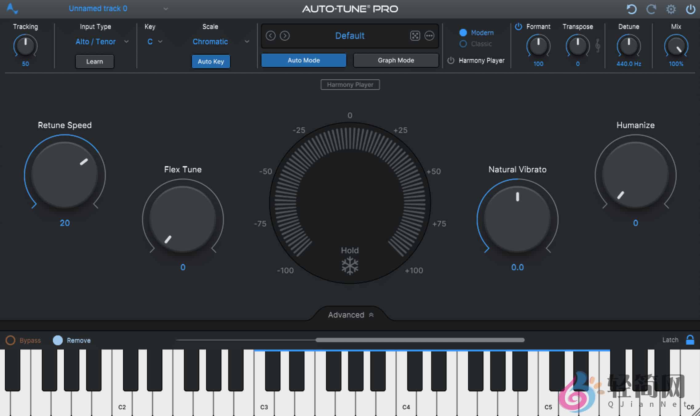 图片[1]-Antares Auto-Tune Pro 11.0.0 人声音调实时自动校正-轻简网_QJianNet