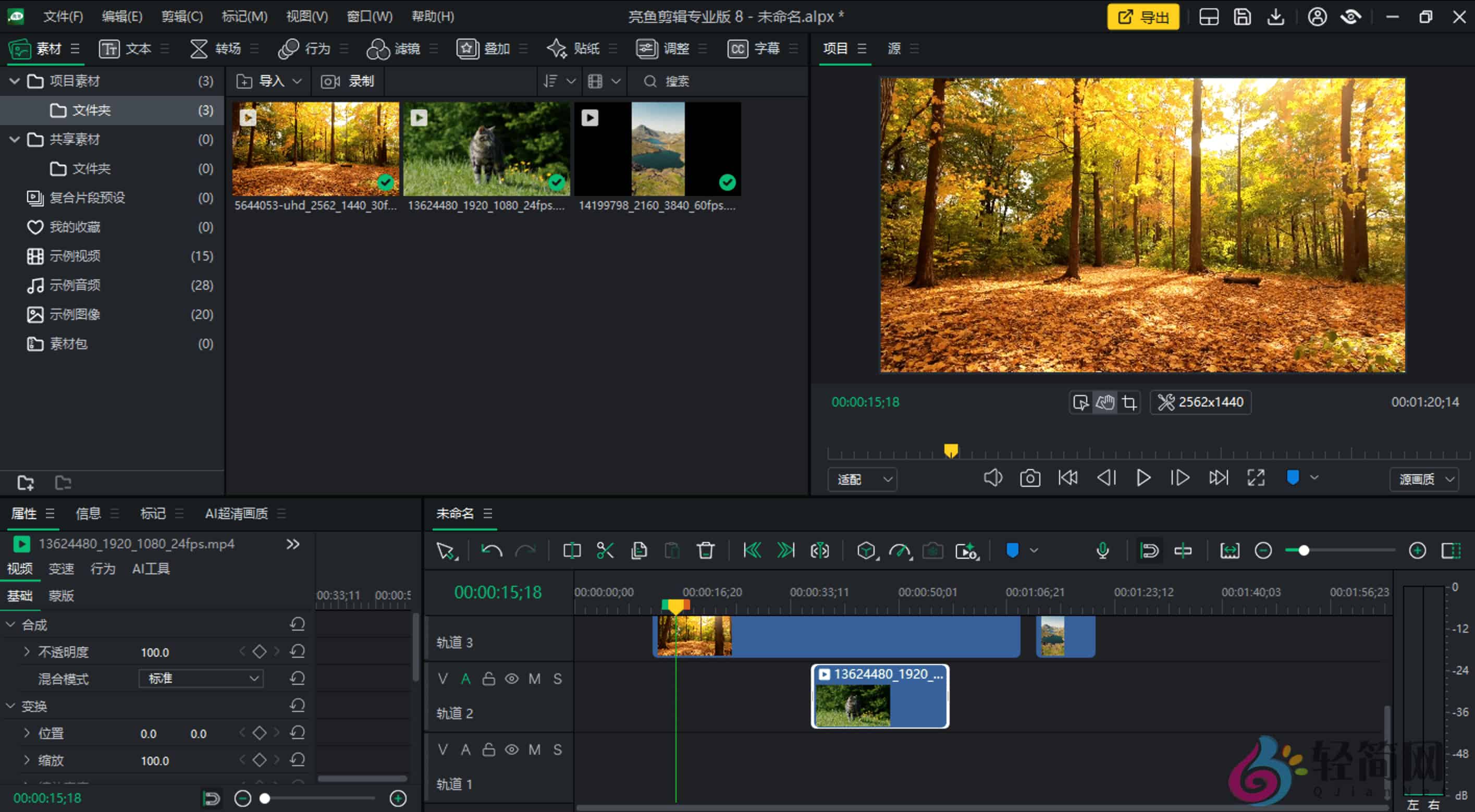 图片[1]-亮鱼剪辑专业版ACDSee Luxea Pro Video Editor 8.0.1.3379-轻简网_QJianNet