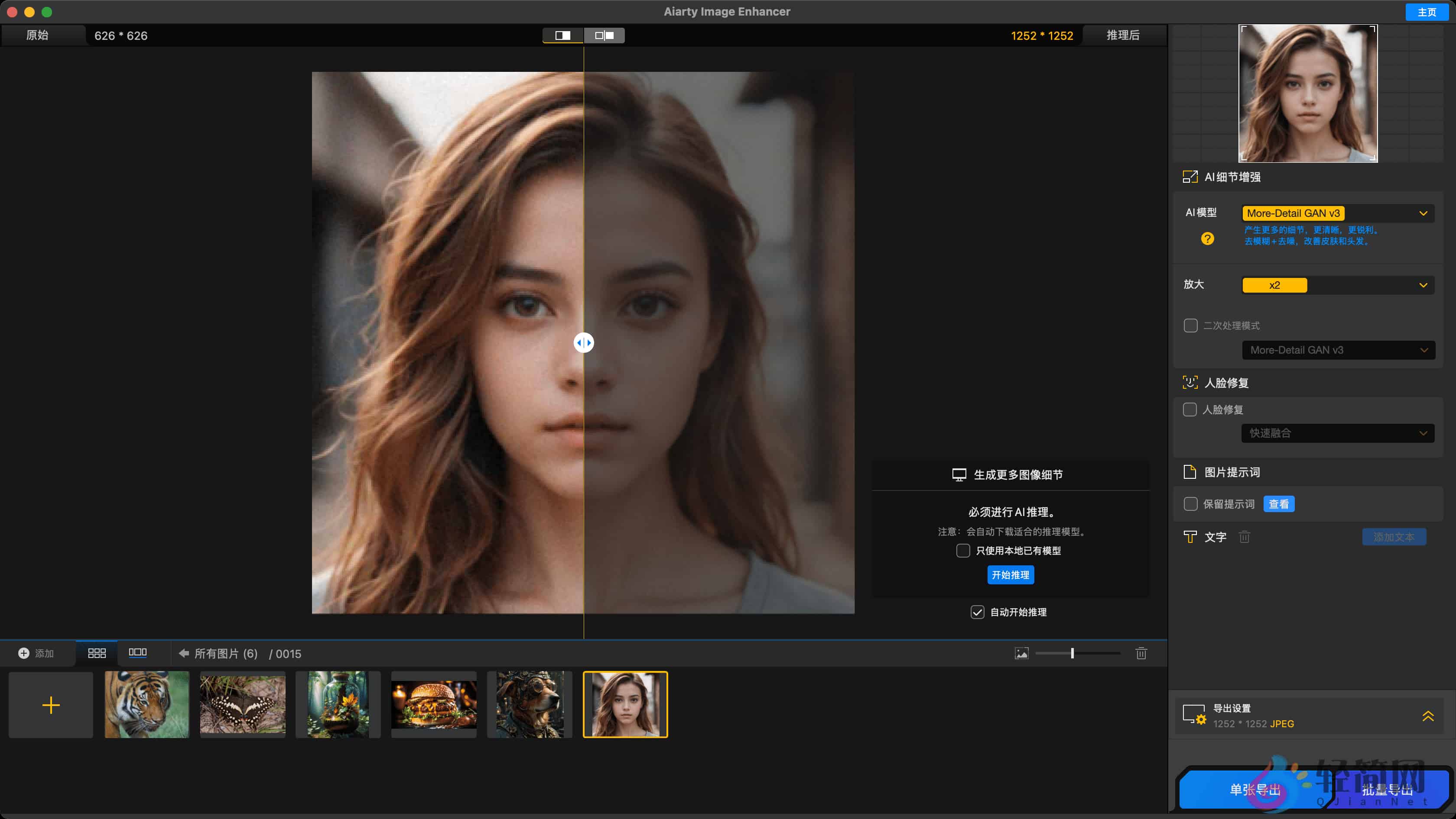 图片[1]-Aiarty Image Enhancer 3.5.0 AI图像增强处理-轻简网_QJianNet