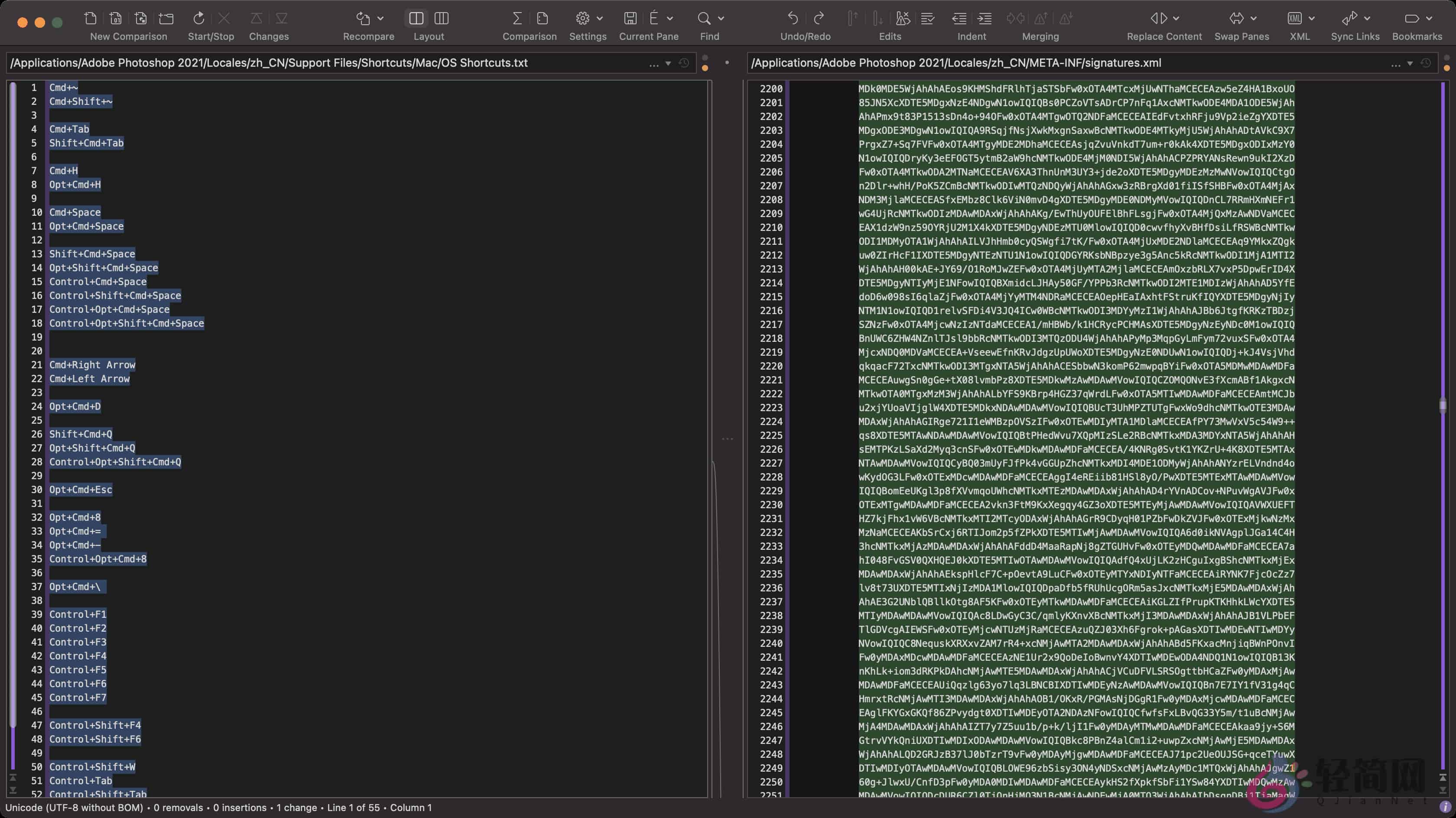 图片[1]-Araxis Merge Professional 2025.1 文件与文件夹对比合并-轻简网_QJianNet
