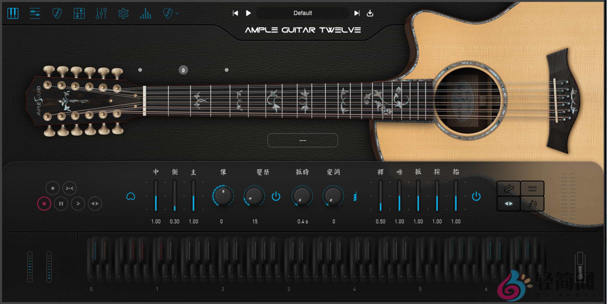 图片[1]-Ample Guitar Twelve 4.0.0 +Library 12弦木吉他演奏录制-轻简网_QJianNet