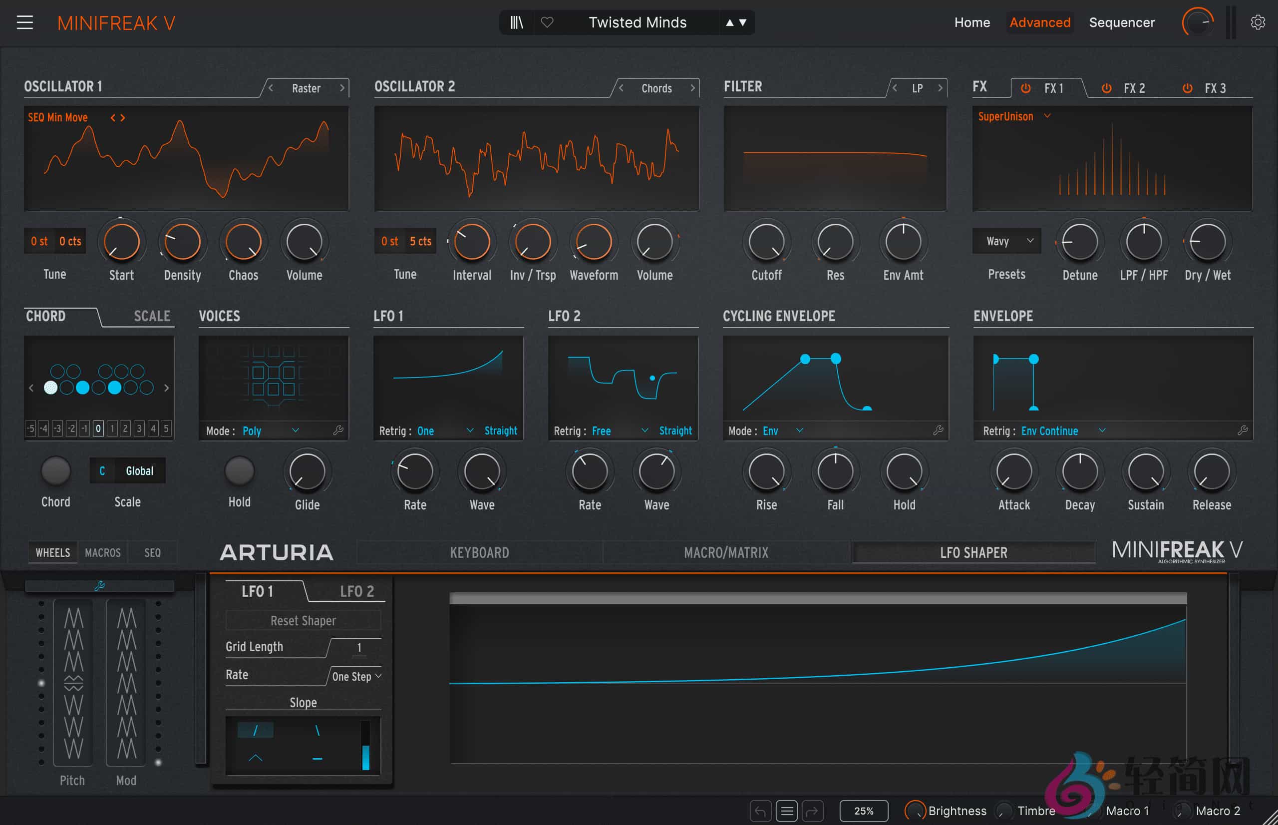 图片[3]-Arturia MiniFreak V 4.0.2.6369 数字人声与滤波器建模合成器插件-轻简网_QJianNet