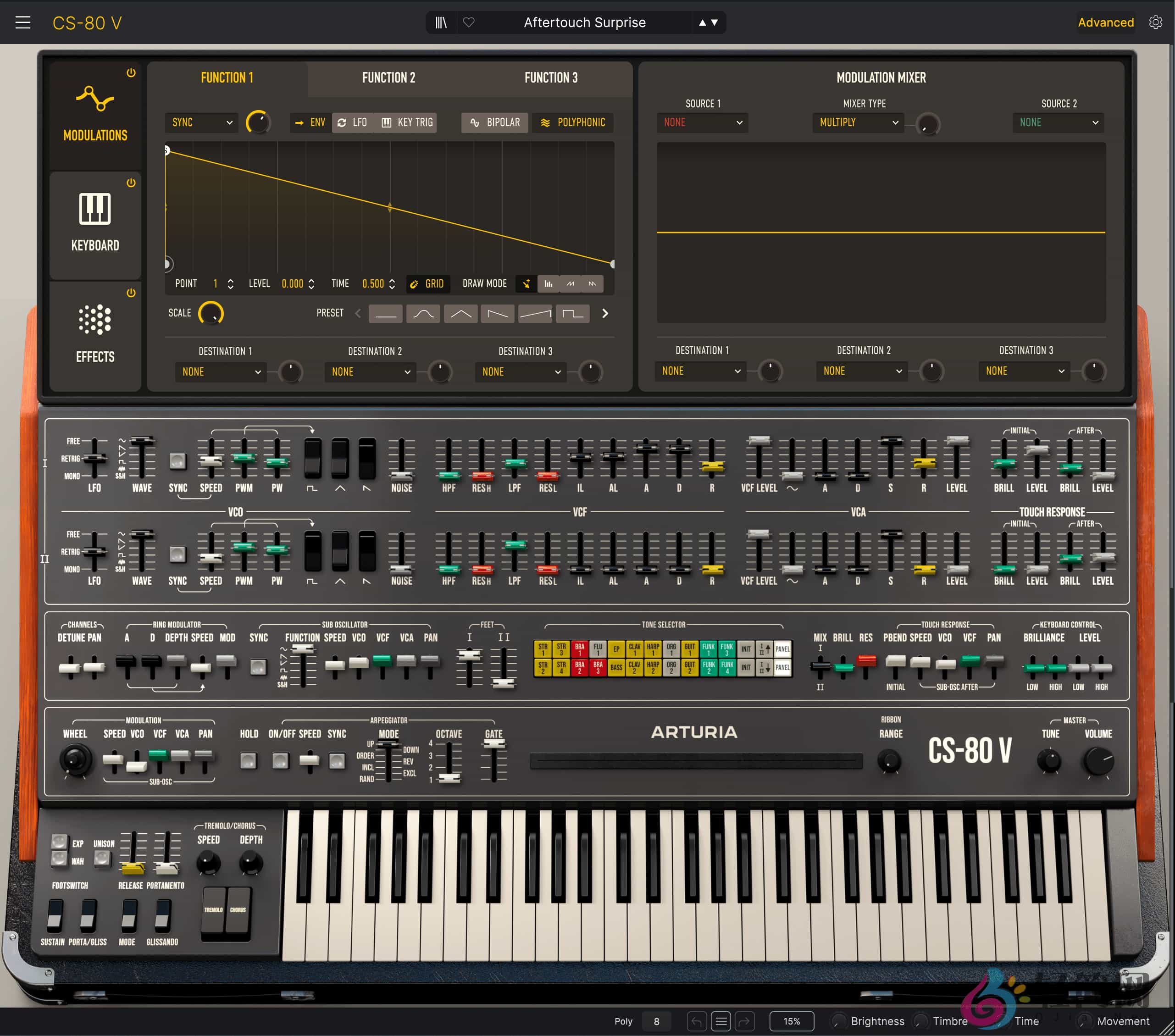 图片[2]-Arturia CS-80 V 4.3.4.6366 经典合成器插件-轻简网_QJianNet