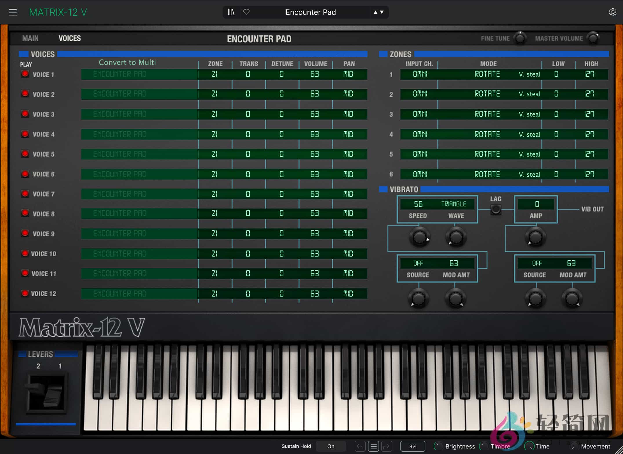 图片[2]-Arturia Matrix-12 V 2.13.4.6366 编程模拟合成器插件-轻简网_QJianNet