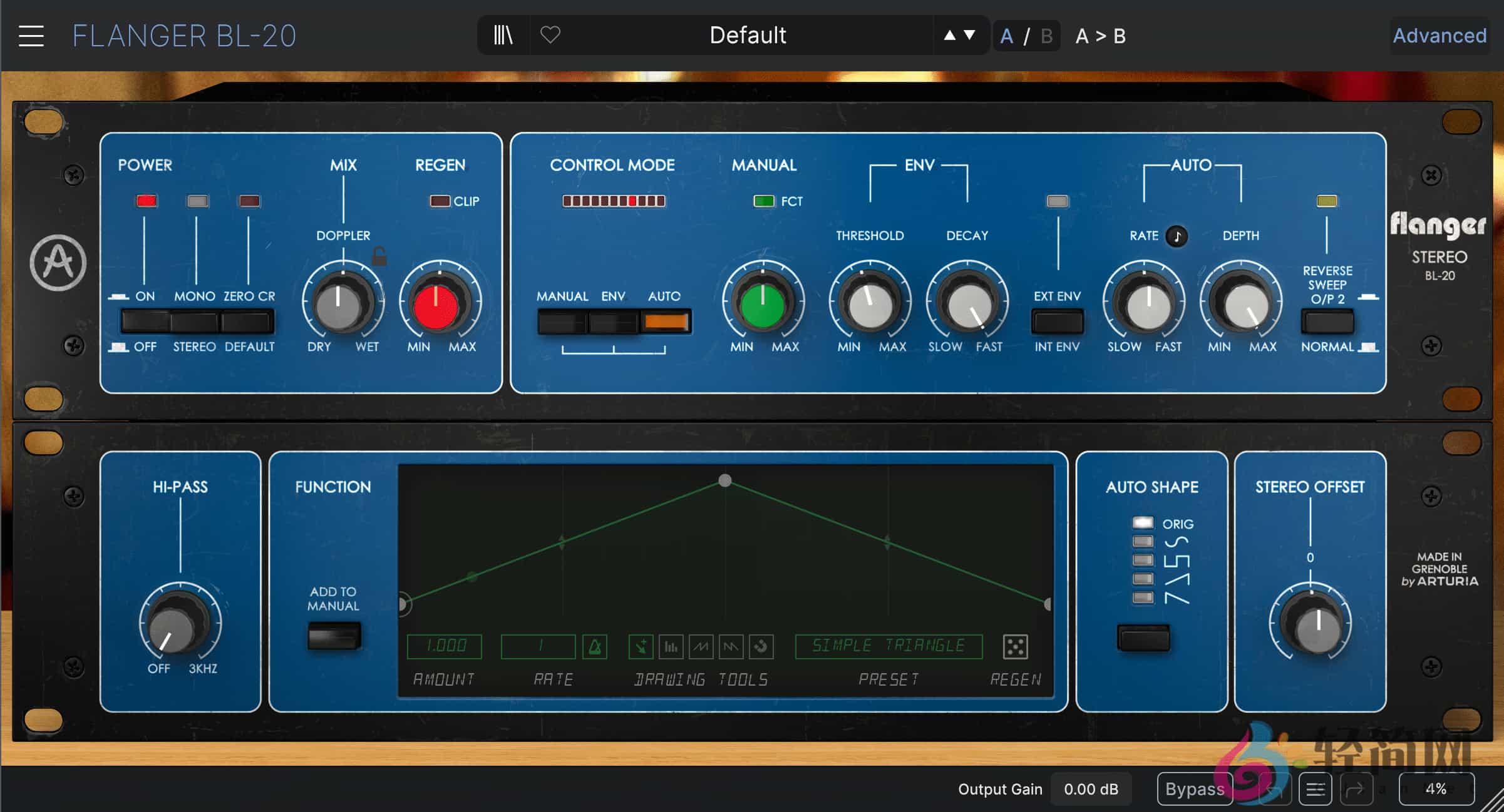 图片[1]-Arturia Flanger BL-20 1.5.0.5460 立体声调制合成器插件-轻简网_QJianNet