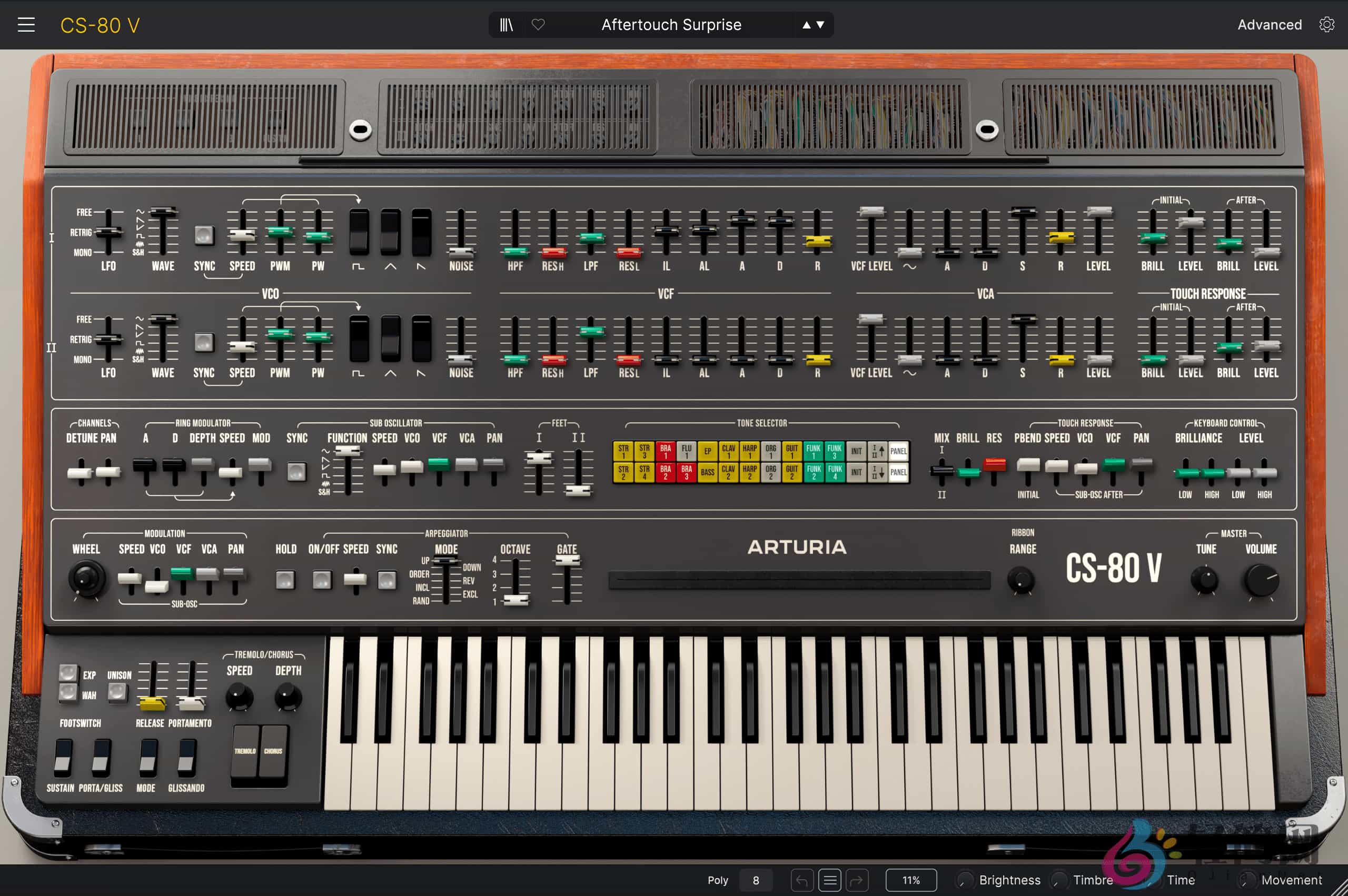 图片[1]-Arturia CS-80 V 4.3.4.6366 经典合成器插件-轻简网_QJianNet