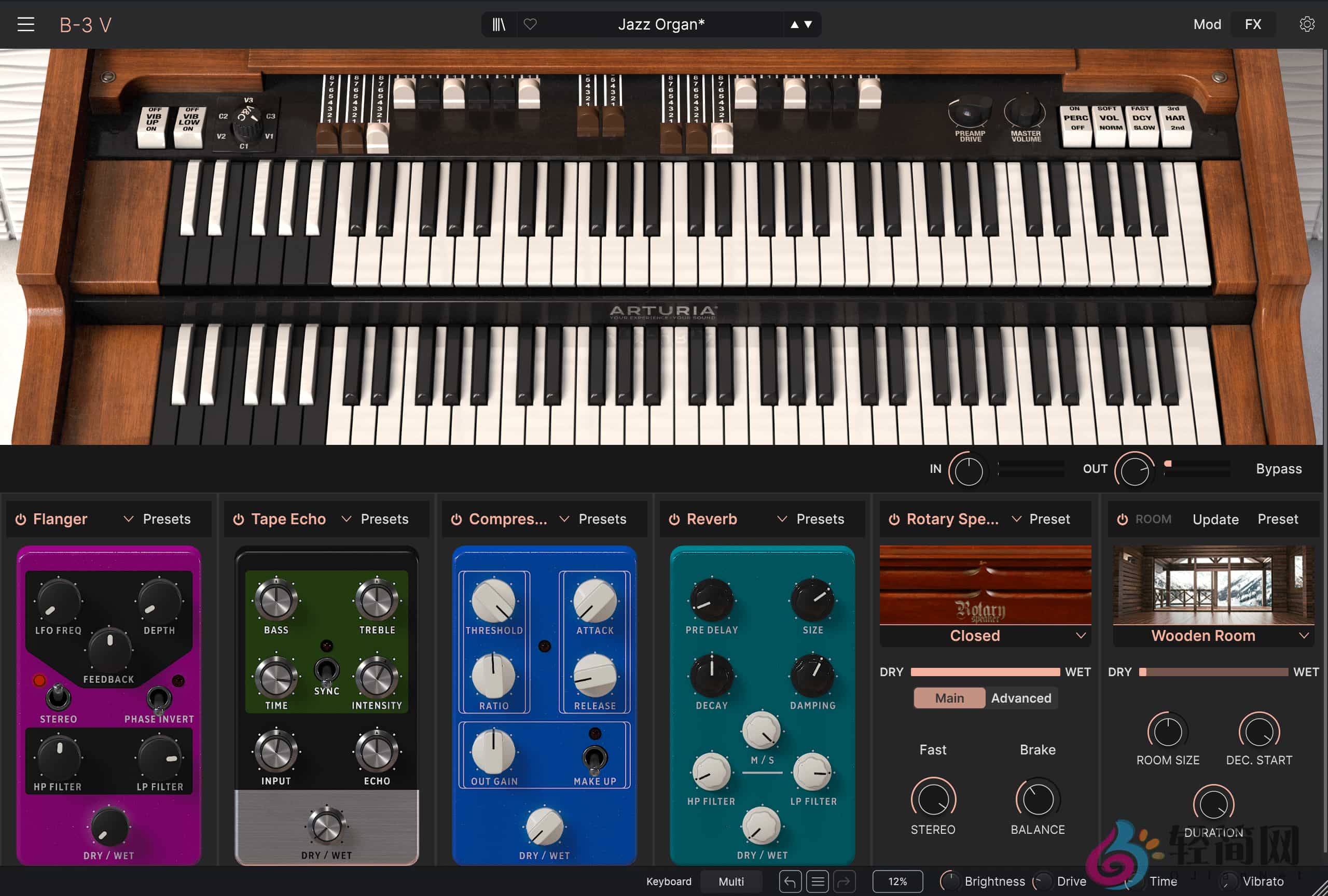 图片[3]-Arturia B-3 V 2.9.5.6366 管风琴合成器插件-轻简网_QJianNet