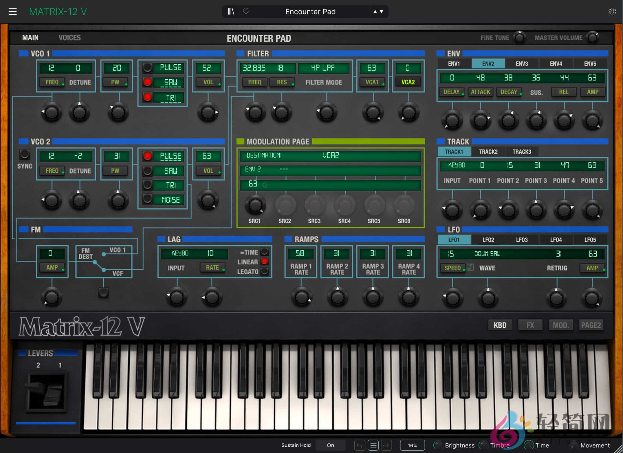 图片[1]-Arturia Matrix-12 V 2.13.4.6366 编程模拟合成器插件-轻简网_QJianNet