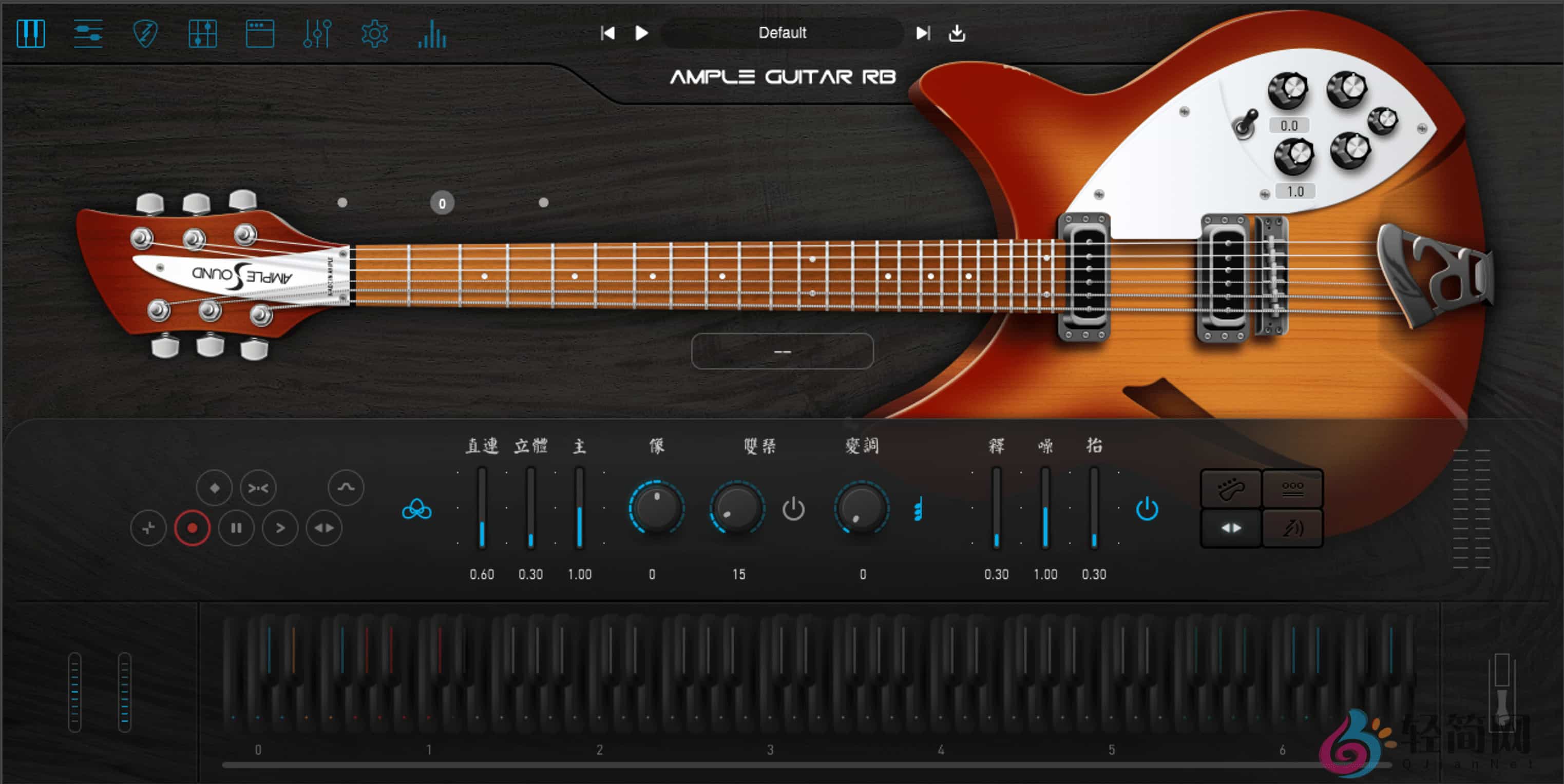 图片[1]-Ample Guitar RB 4.0.1 +Library 电吉他演奏录制-轻简网_QJianNet