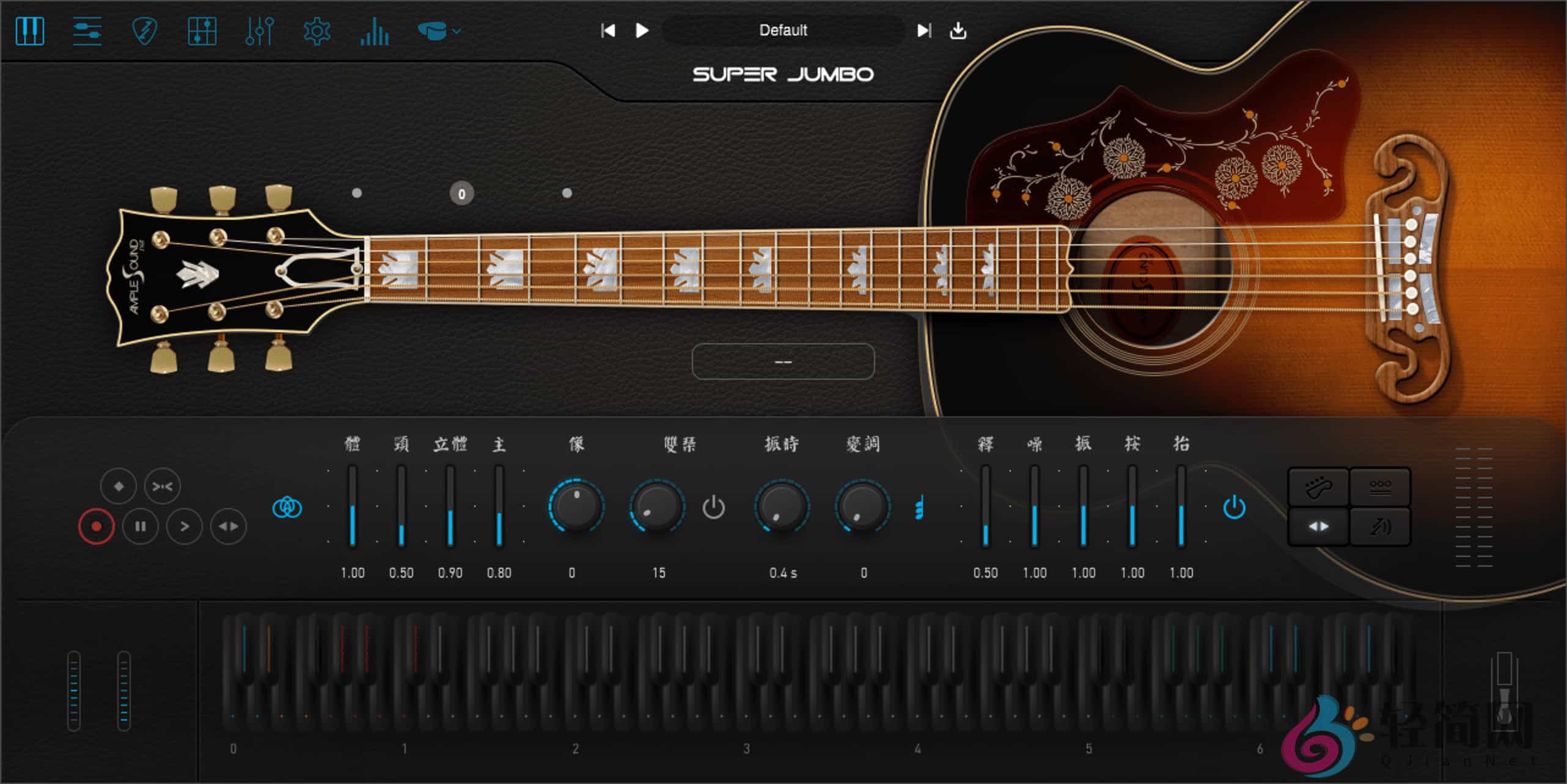 图片[1]-Ample Guitar SJ 4.0.1 +Library 钢弦木吉他演奏录制-轻简网_QJianNet