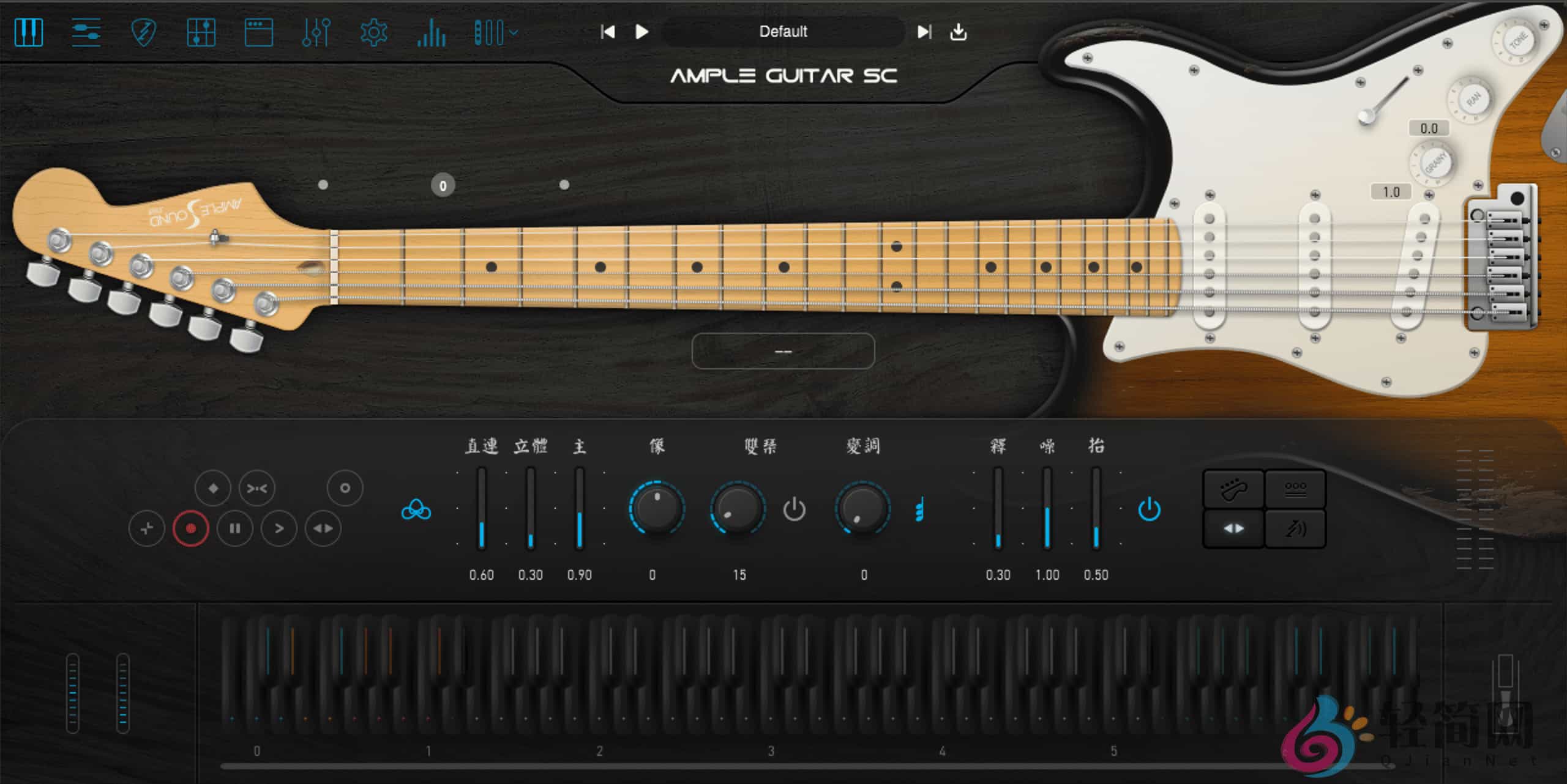 图片[1]-Ample Guitar SC 4.0.1 +Library 电吉他演奏录制-轻简网_QJianNet