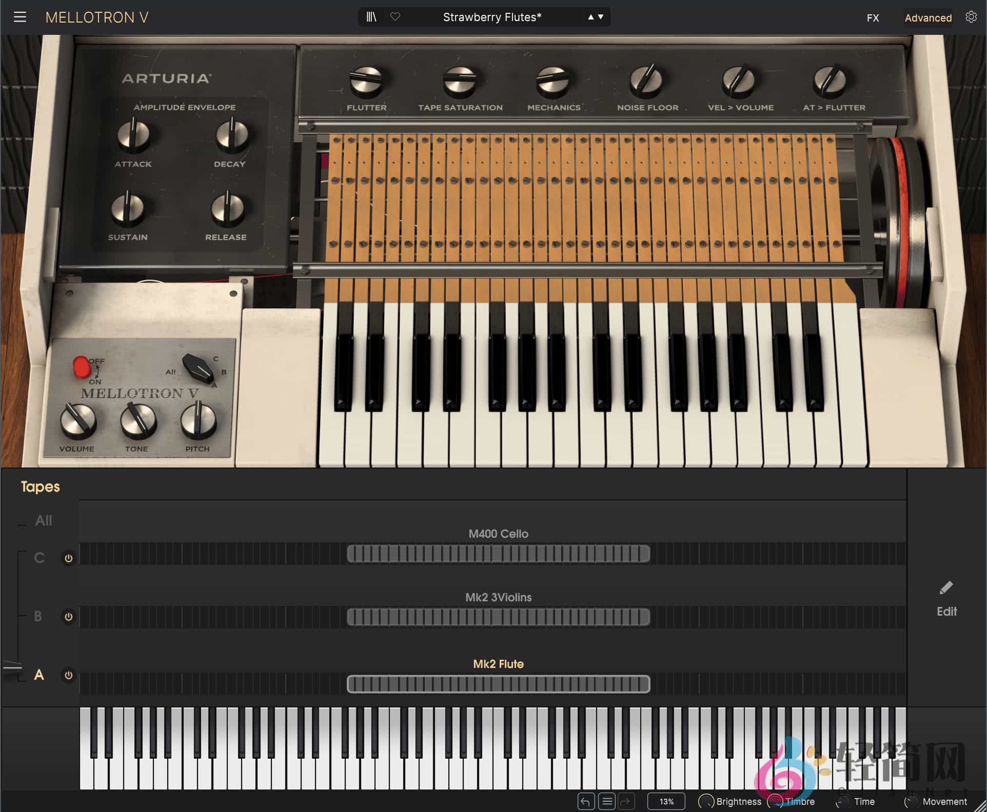 图片[3]-Arturia Mellotron V 1.9.5.6366 磁带录音合成器插件-轻简网_QJianNet