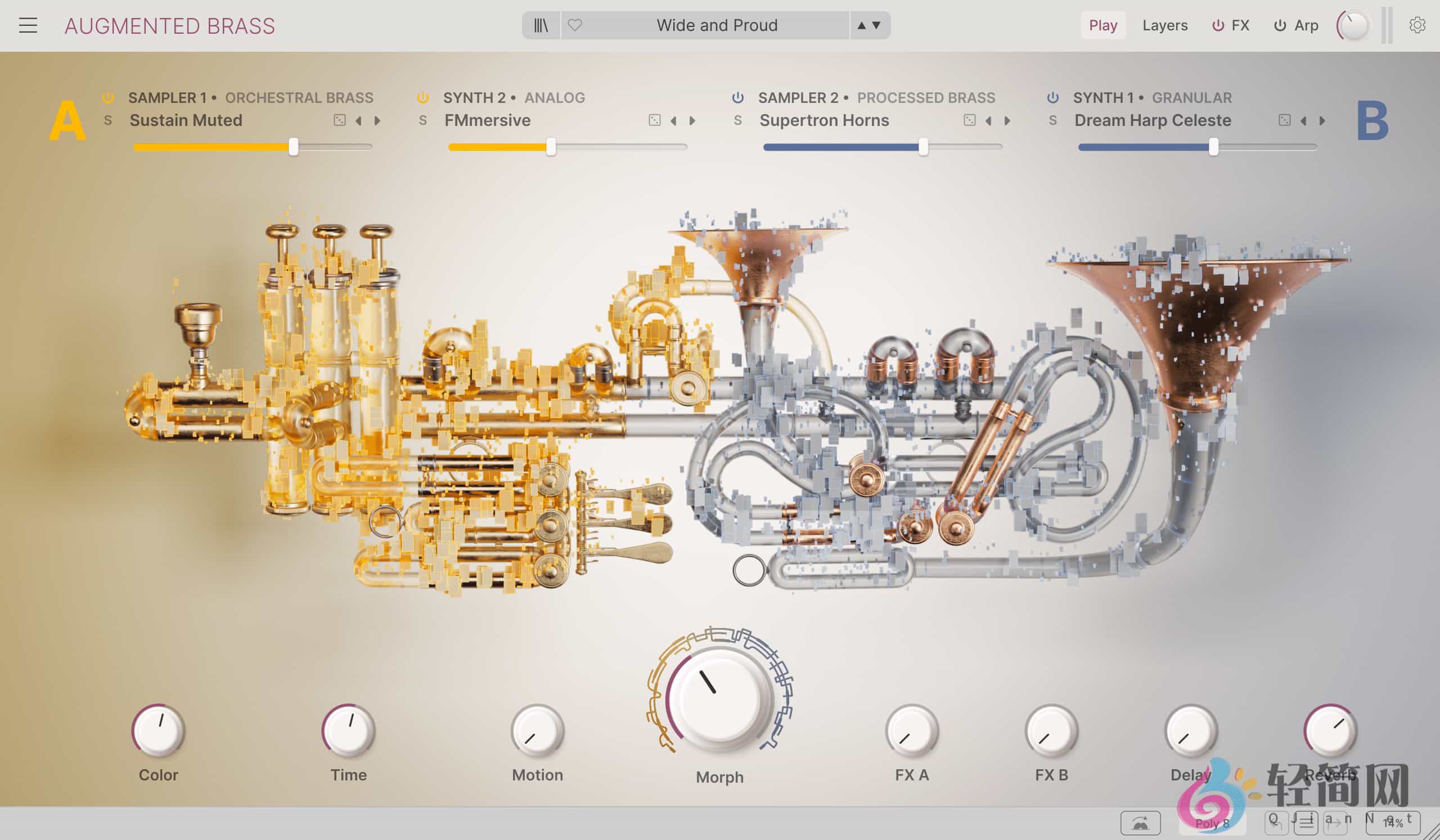 图片[1]-Arturia Augmented BRASS 2.0.2.6369 黄铜管乐合成器插件-轻简网_QJianNet