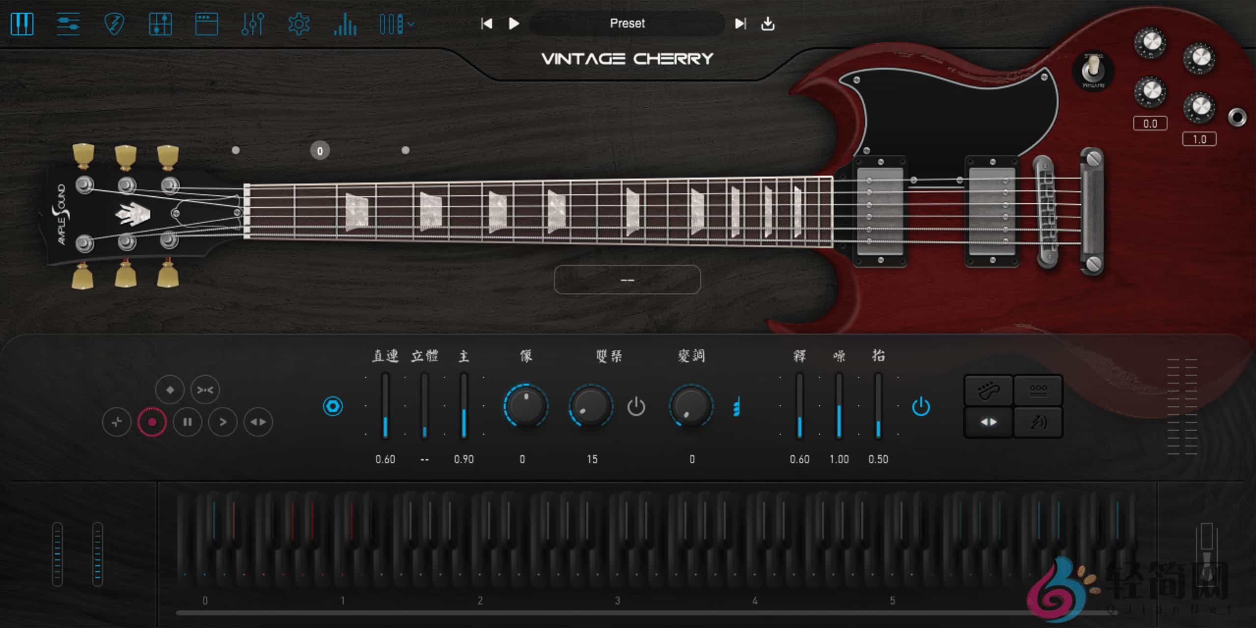 图片[1]-Ample Guitar VC 4.0.1 +Library 电吉他演奏录制-轻简网_QJianNet