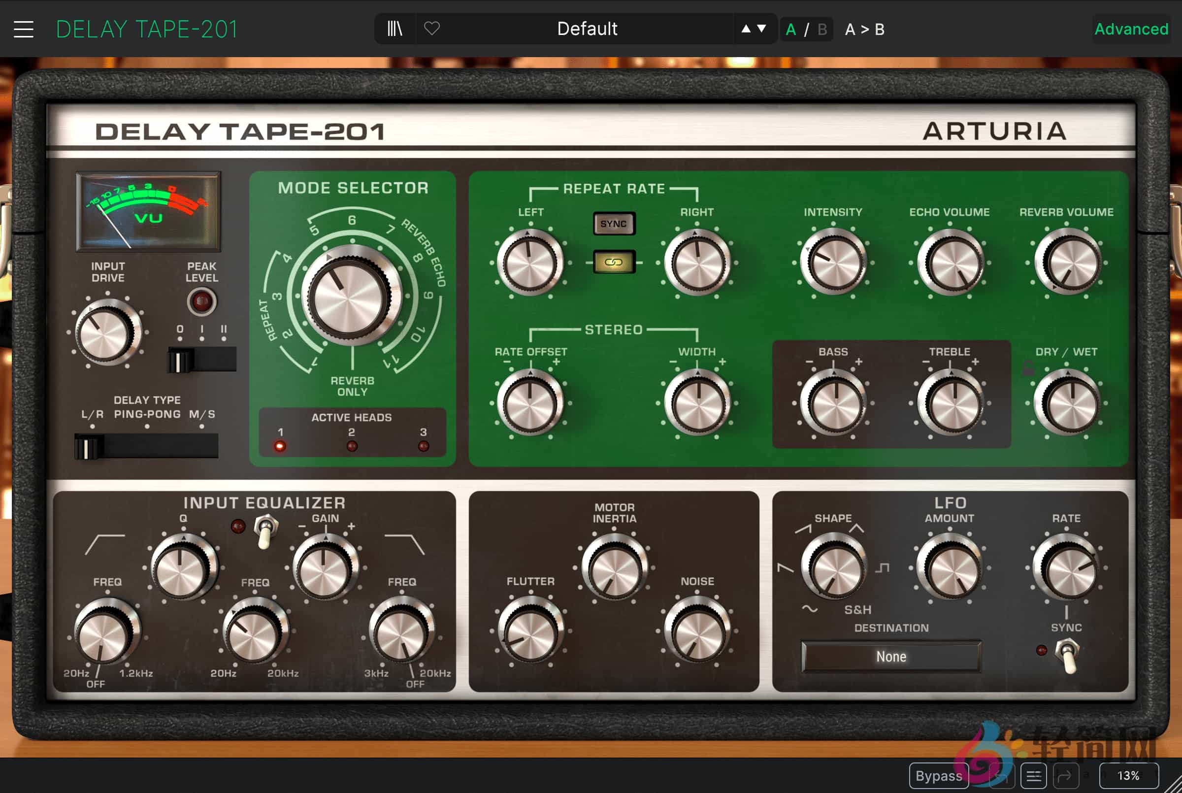 图片[1]-Arturia Delay TAPE-201 1.7.0.5460 复古磁带延迟合成器插件-轻简网_QJianNet