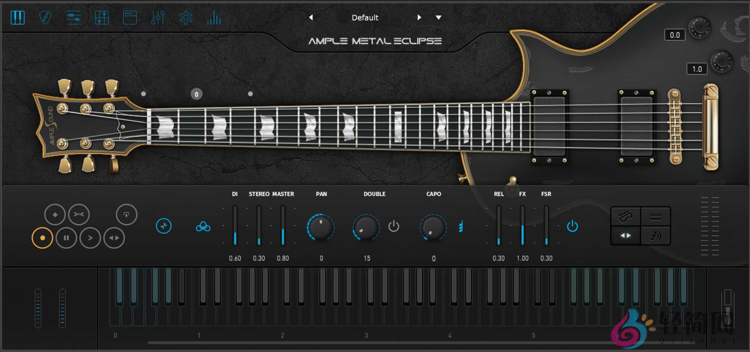 图片[1]-Ample Metal Eclipse 3.7.0 +Library 金属吉他演奏录制-轻简网_QJianNet