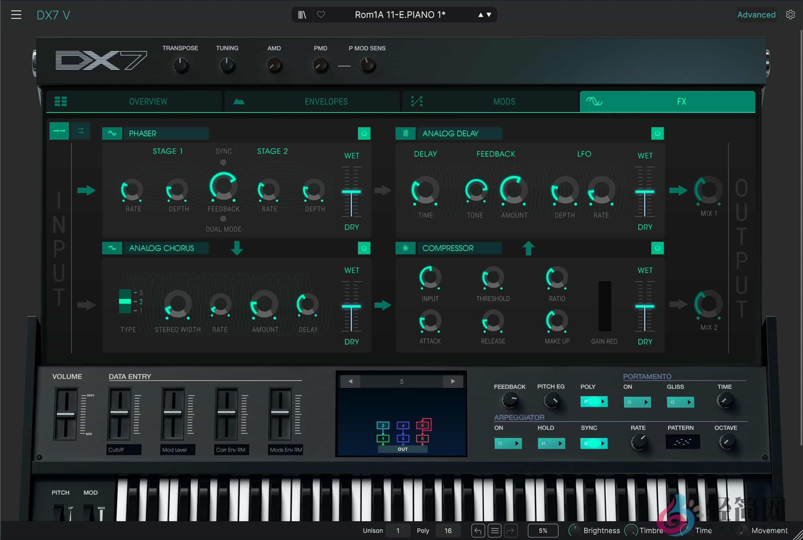 图片[4]-Arturia DX7 V 1.13.4.6366 FM合成器插件-轻简网_QJianNet