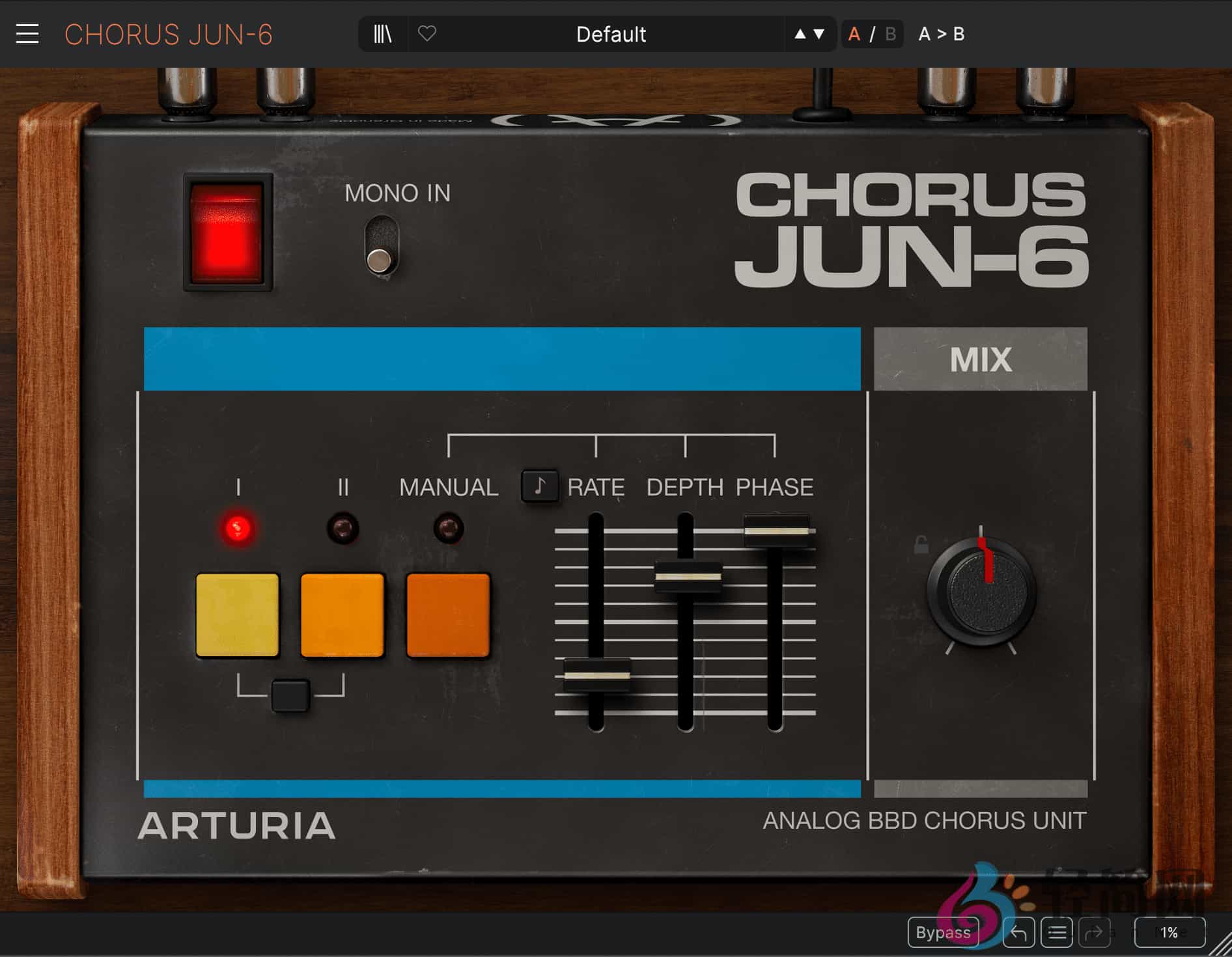 图片[1]-Arturia Chorus JUN-6 1.5.0.5460 Juno多重合成器插件-轻简网_QJianNet