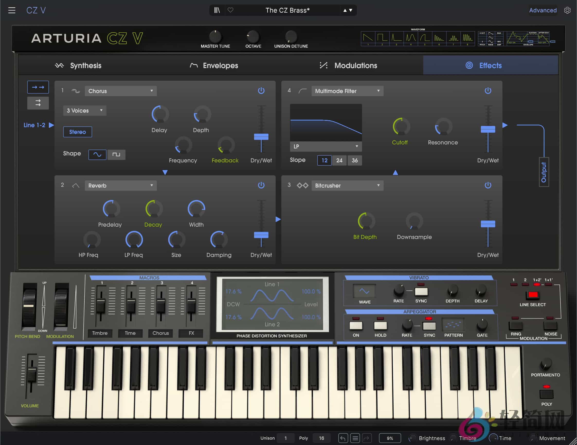 图片[4]-Arturia CZ V 1.9.4.6366 相位失真合成器插件-轻简网_QJianNet