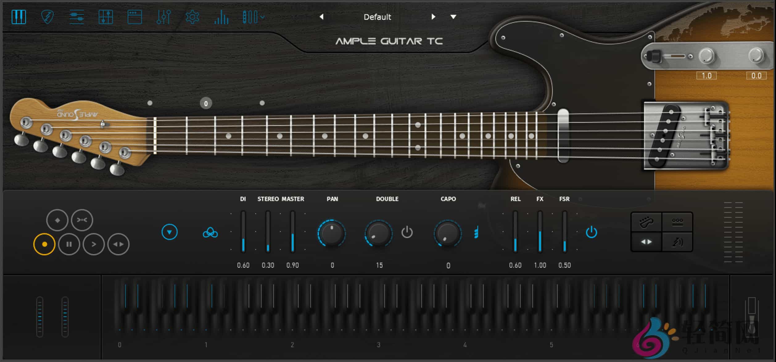 图片[1]-Ample Guitar TC 3.7.0 +Library 电吉他演奏录制-轻简网_QJianNet