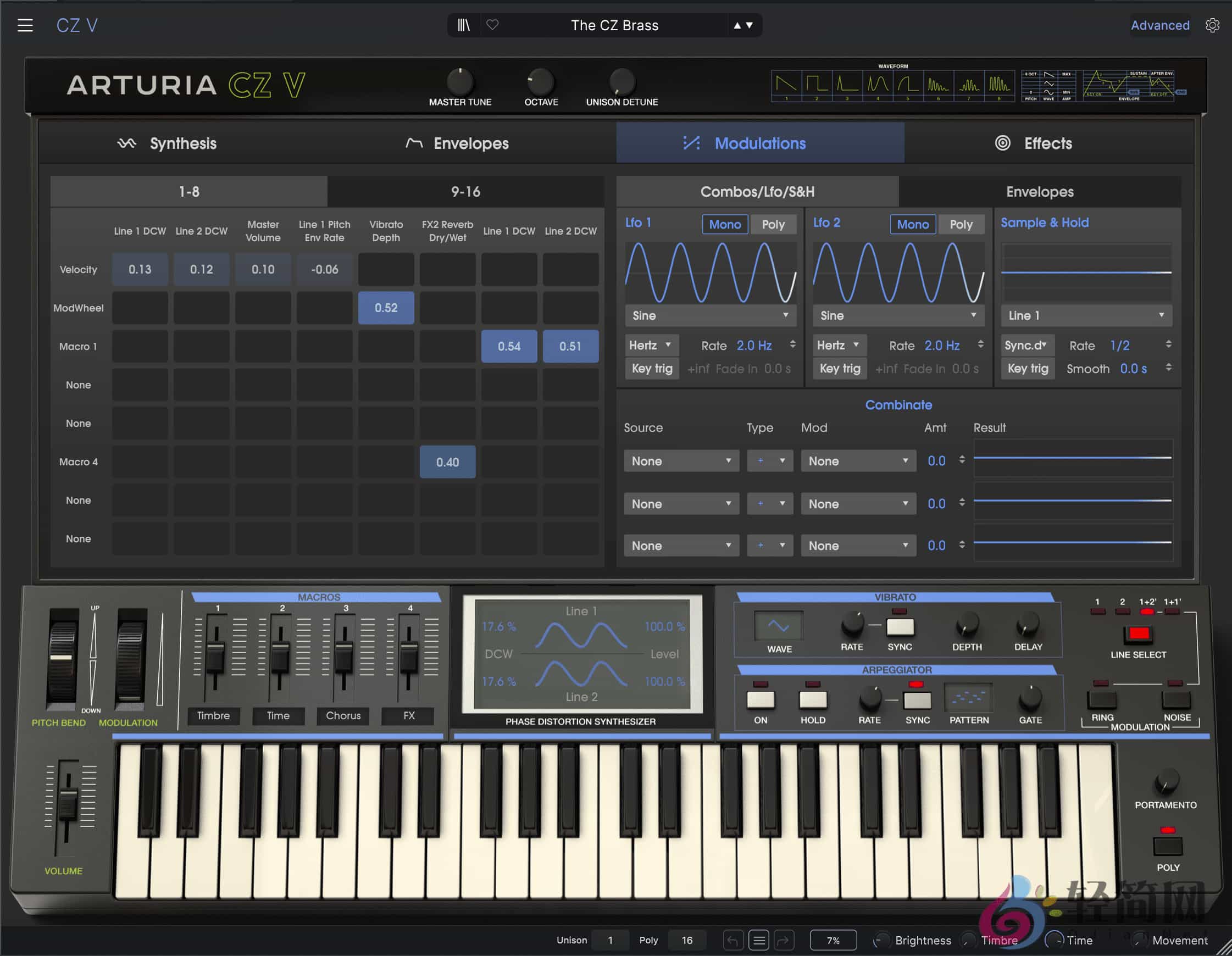 图片[3]-Arturia CZ V 1.9.4.6366 相位失真合成器插件-轻简网_QJianNet