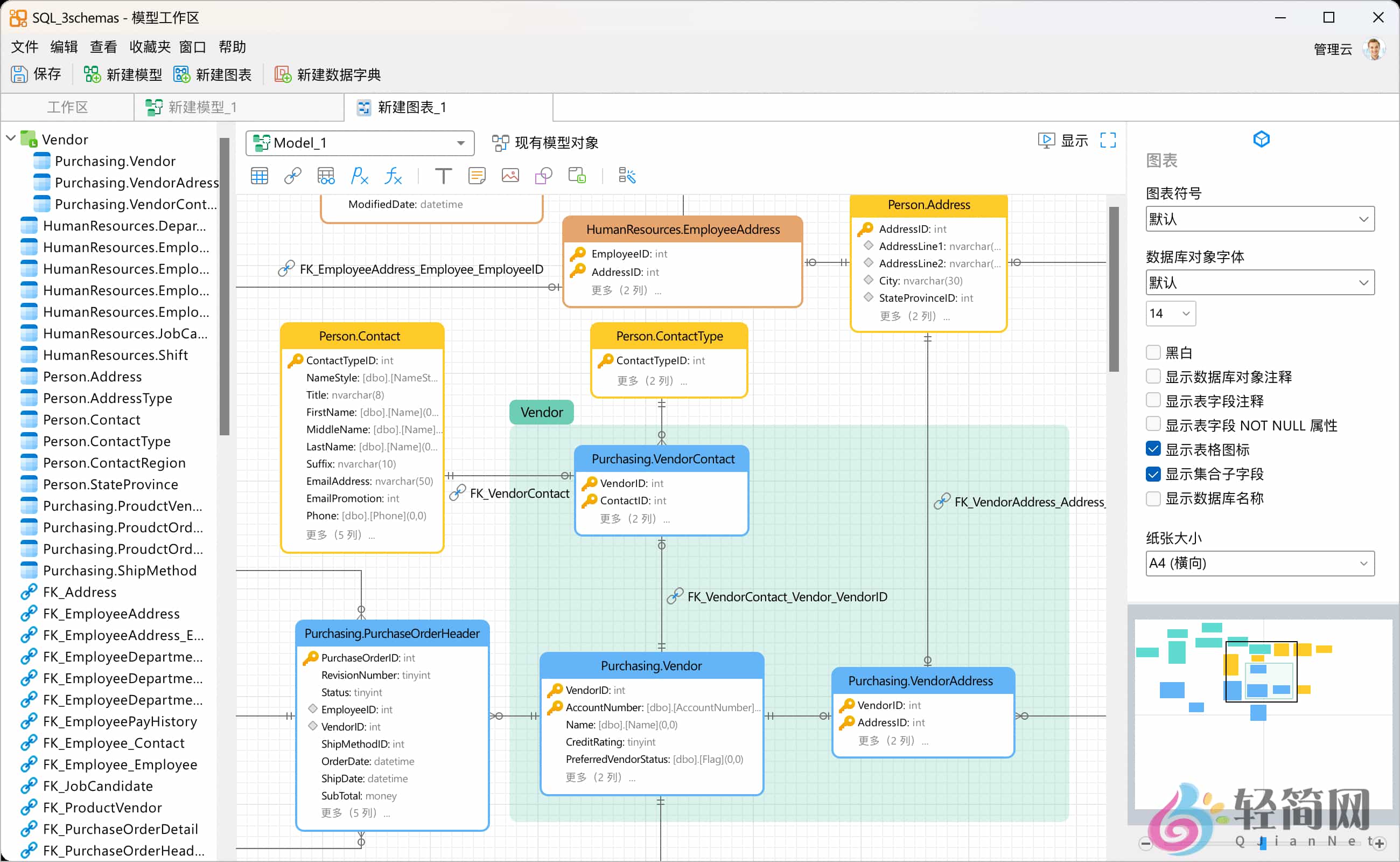 图片[1]-Navicat Data Modeler Enterprise 4.1.12 数据库模型设计-轻简网_QJianNet