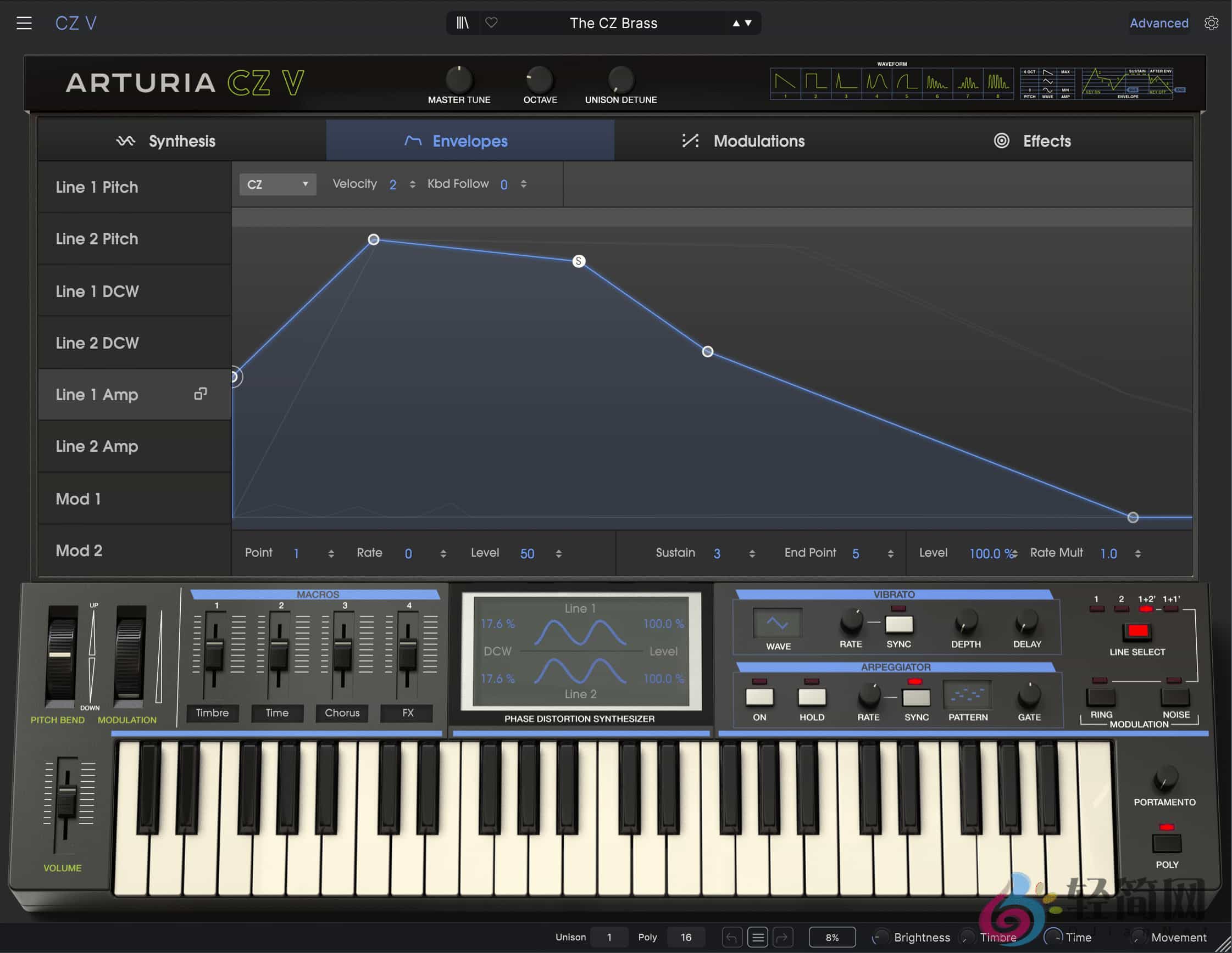 图片[2]-Arturia CZ V 1.9.4.6366 相位失真合成器插件-轻简网_QJianNet