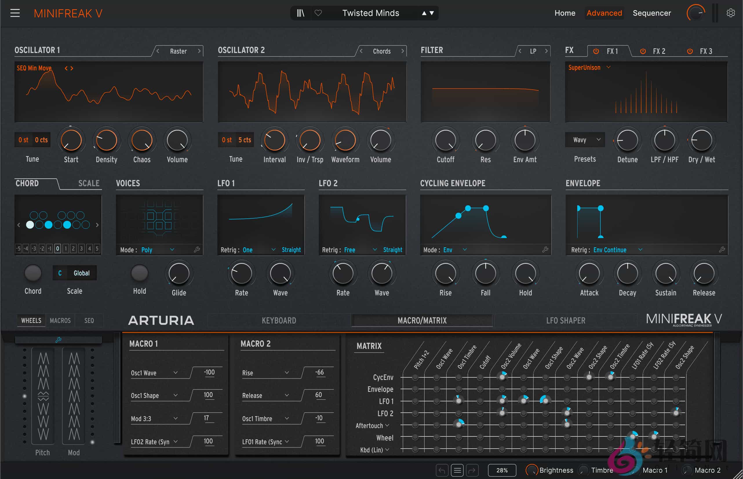 图片[2]-Arturia MiniFreak V 4.0.2.6369 数字人声与滤波器建模合成器插件-轻简网_QJianNet