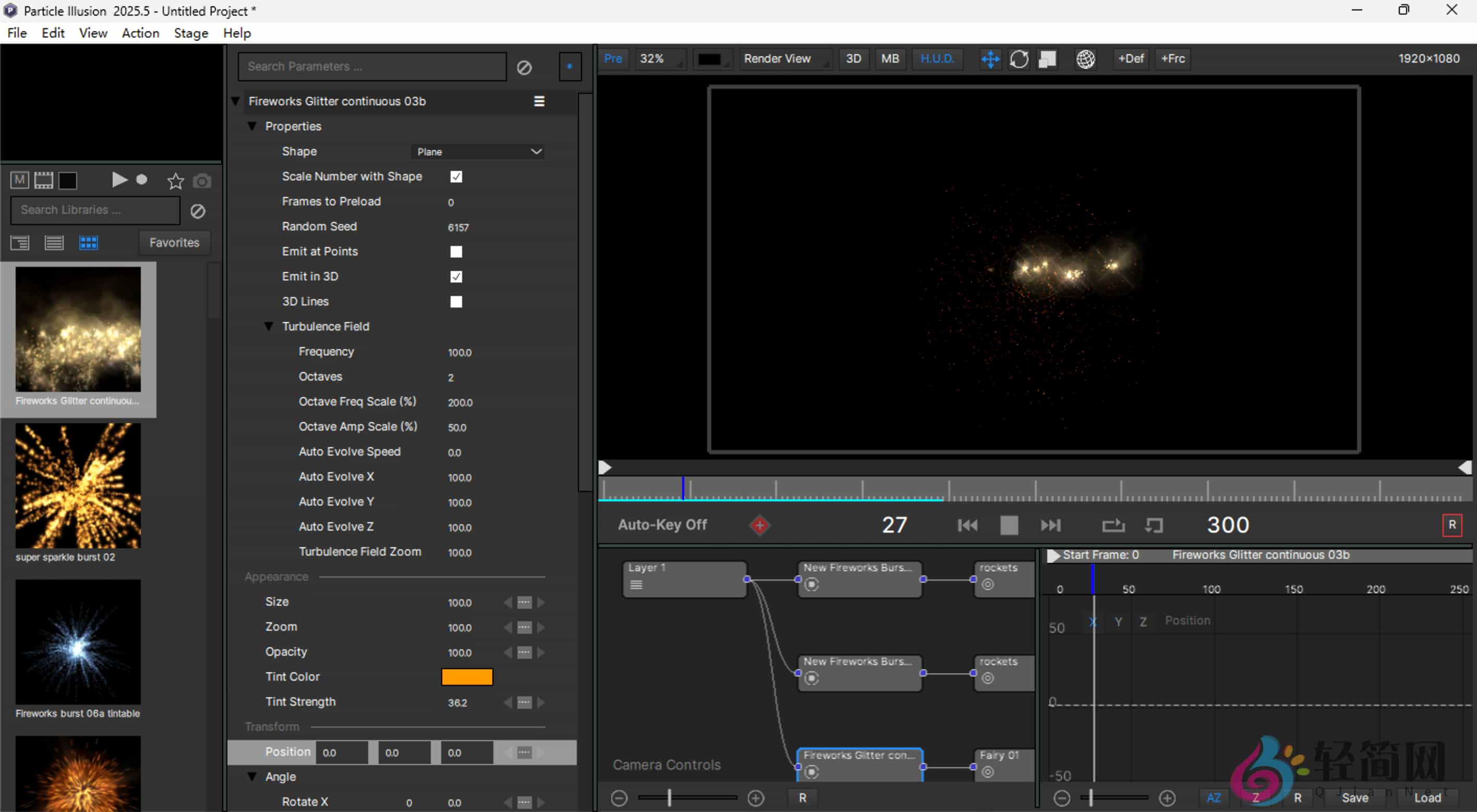 图片[1]-Boris FX Particle Illusion Pro 2025.5 18.5.2 3D粒子效果生成器-轻简网_QJianNet