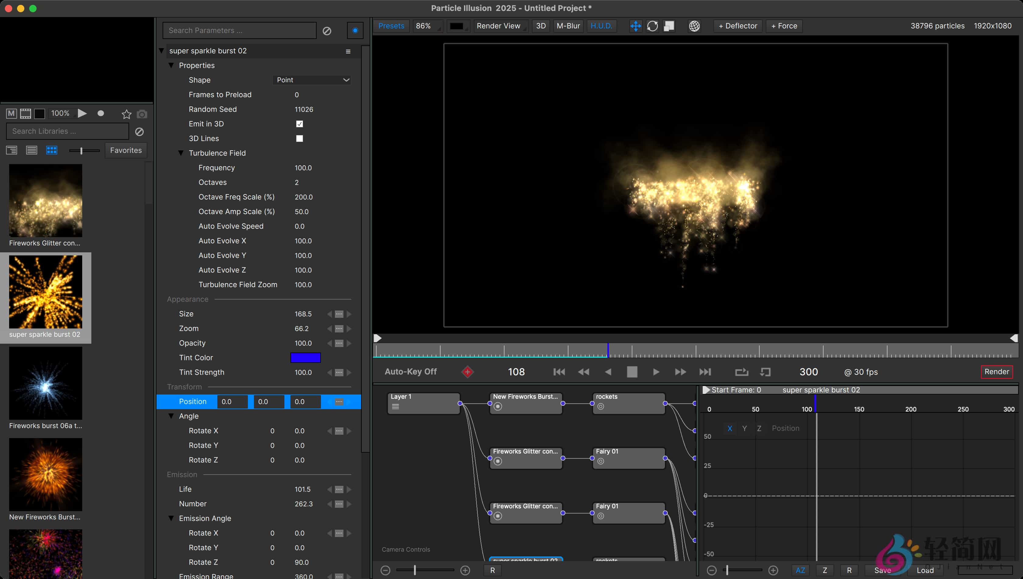 图片[1]-Boris FX Particle Illusion Pro 2025.5 18.0.2 3D粒子效果生成器-轻简网_QJianNet
