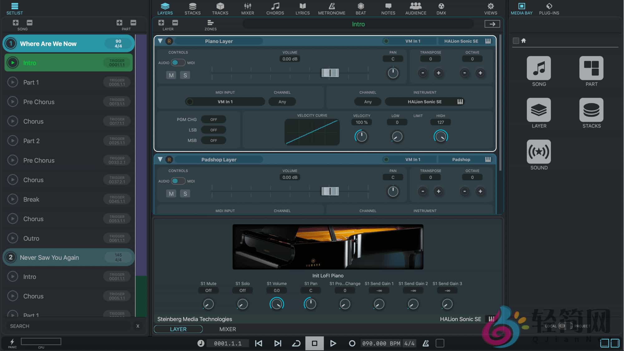 图片[1]-Steinberg VST Live Pro 3.0.10 终极现场表演系统-轻简网_QJianNet