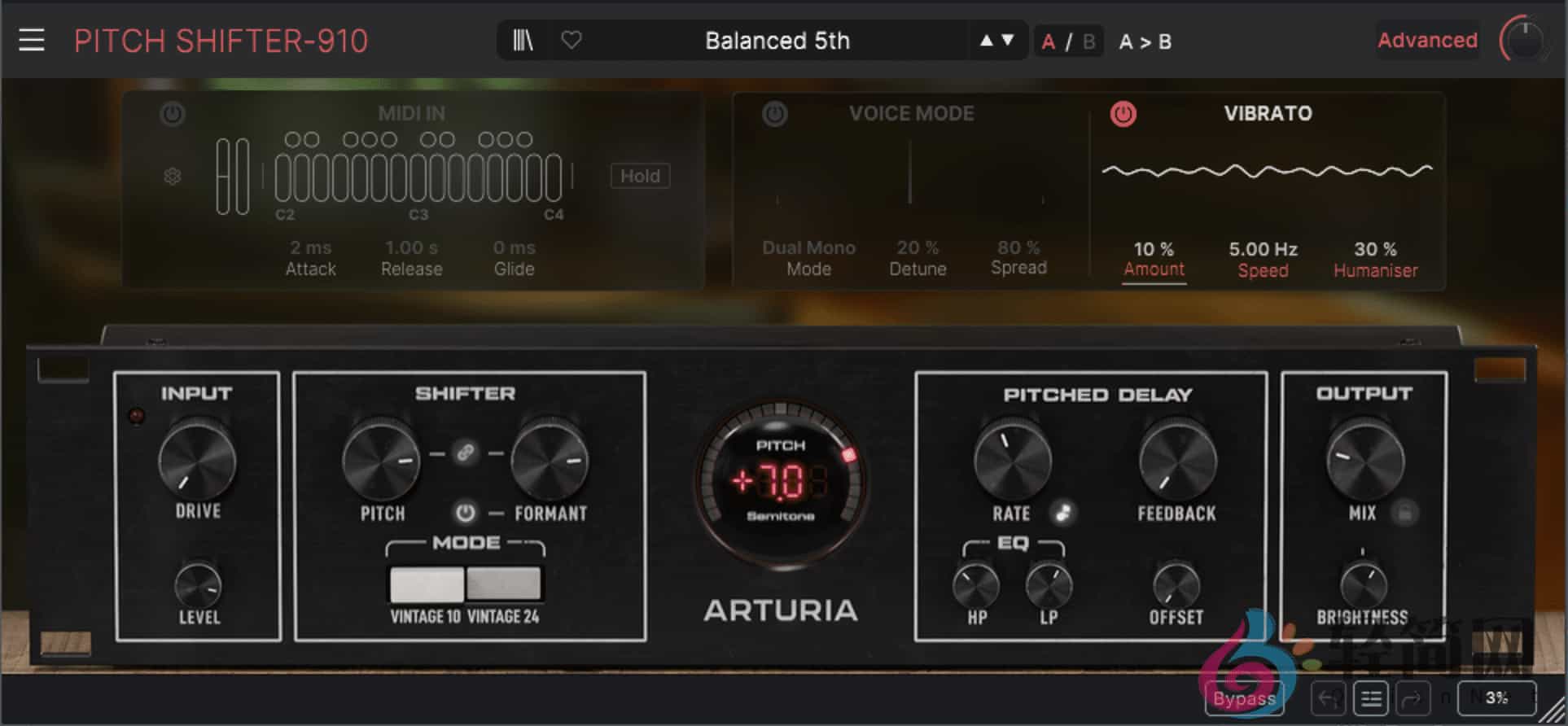 图片[1]-Arturia Pitch SHIFTER-910 1.0.0.6566 音高转换器插件-轻简网_QJianNet