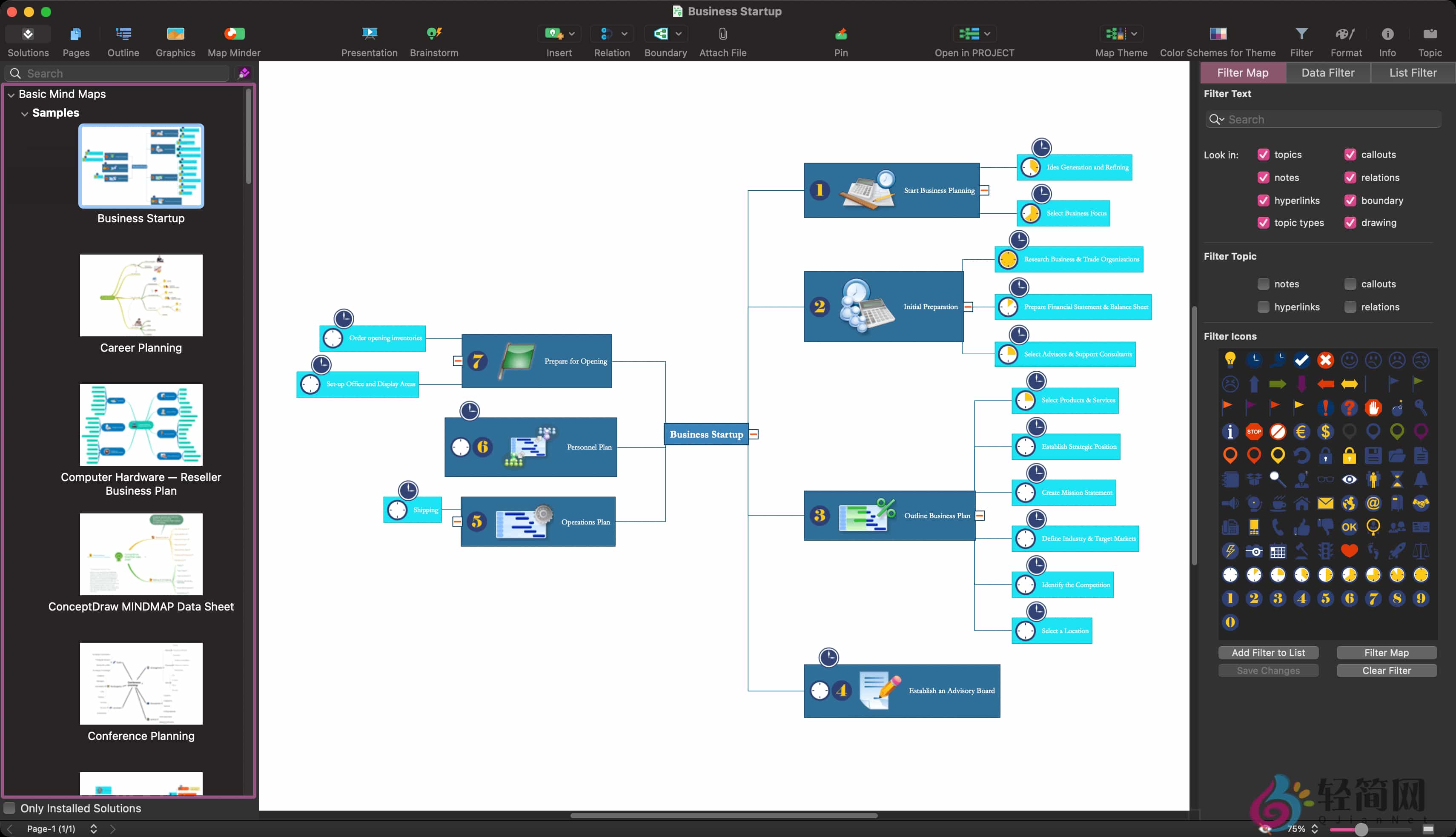图片[1]-ConceptDraw MINDMAP 16.0.1.339 思维导图软件-轻简网_QJianNet
