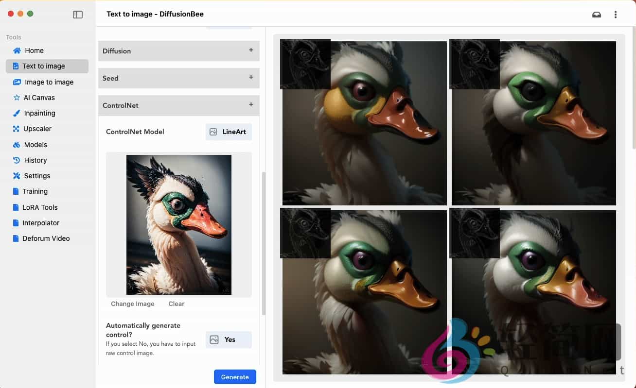 图片[2]-DiffusionBee 2.5.3 本地生成式AI-轻简网_QJianNet