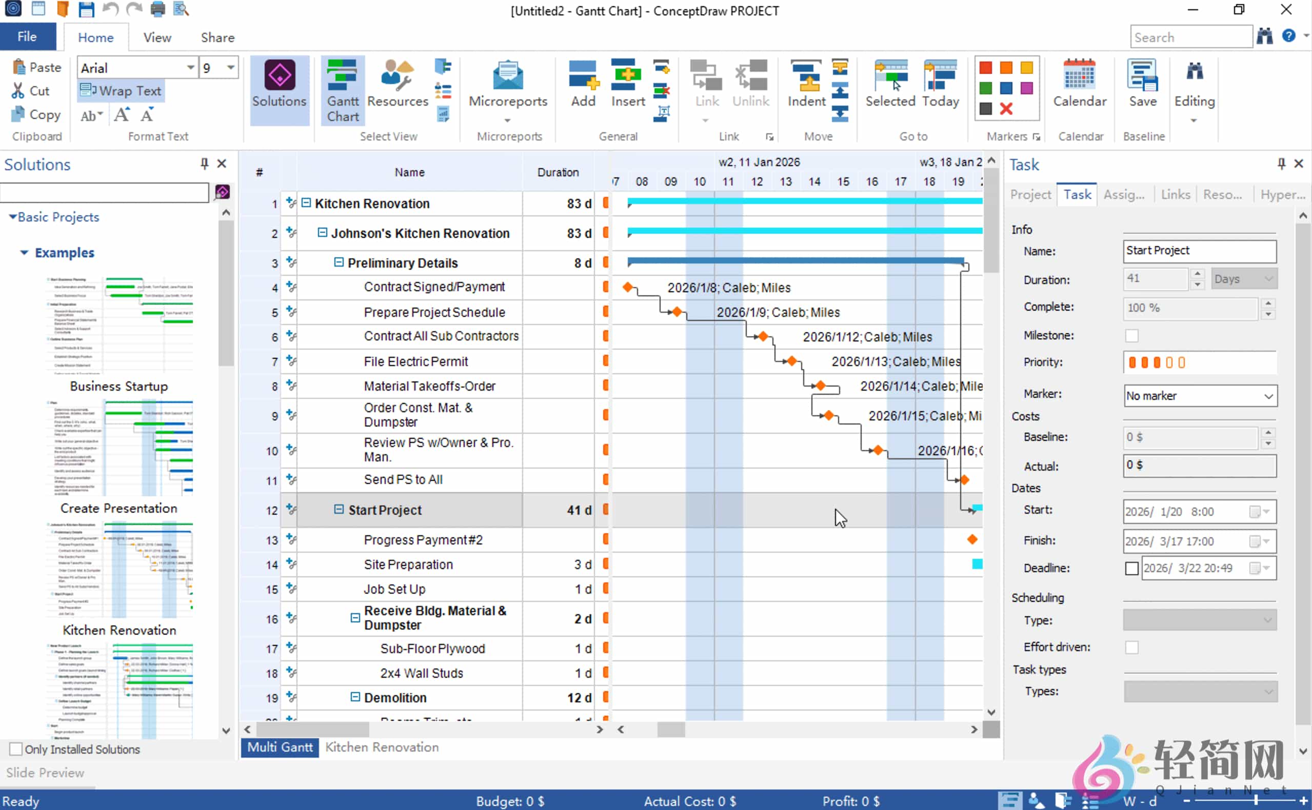 图片[1]-ConceptDraw PROJECT 14.0.0.320 项目管理软件-轻简网_QJianNet